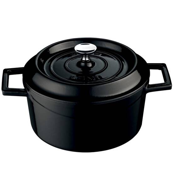 CombiSteel Lava Gusseisen Casserole Ø32 Schwarz