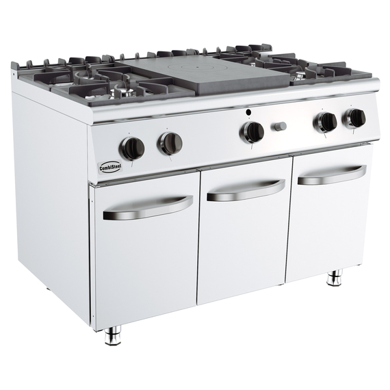 CombiSteel Base 700 Glühplattenherd Gas 4 Br.