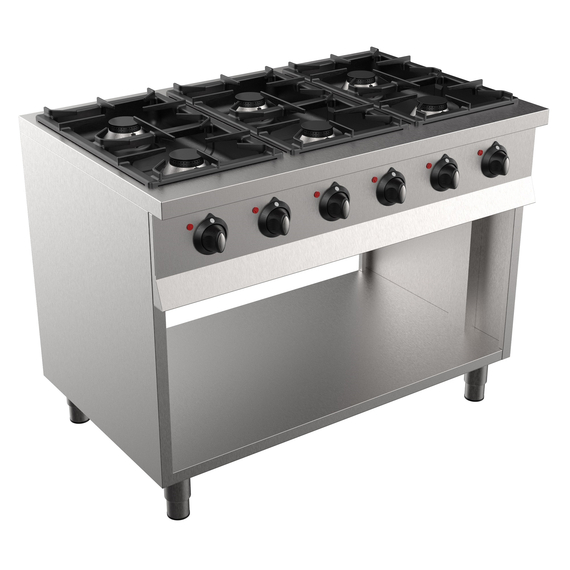 CombiSteel Base 700 Gasherd 6 Br.