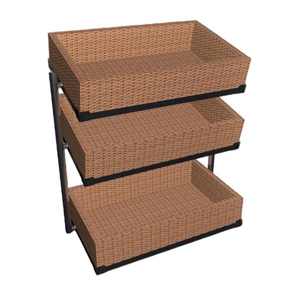 CombiSteel Brotkorb Etagere 3 Hoog Breed