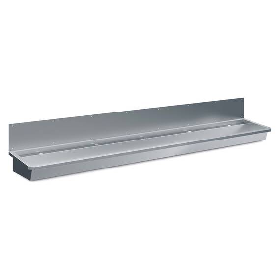 CombiSteel Edelstahl Waschbecken Doppelt 1200x425x165mm
