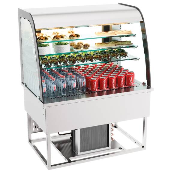 CombiSteel Drop-in Koelvitrine 140l Open 
