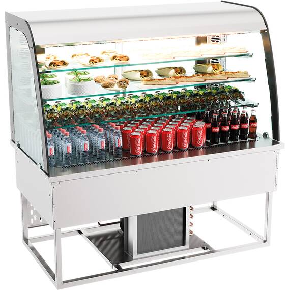 CombiSteel Drop-in Koelvitrine 200l Open 