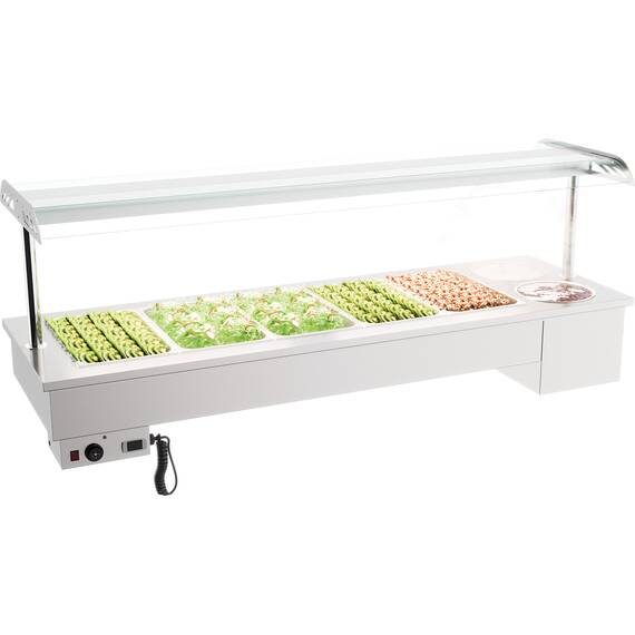 CombiSteel Einbau Bain-marie Mit Schalen 5/1