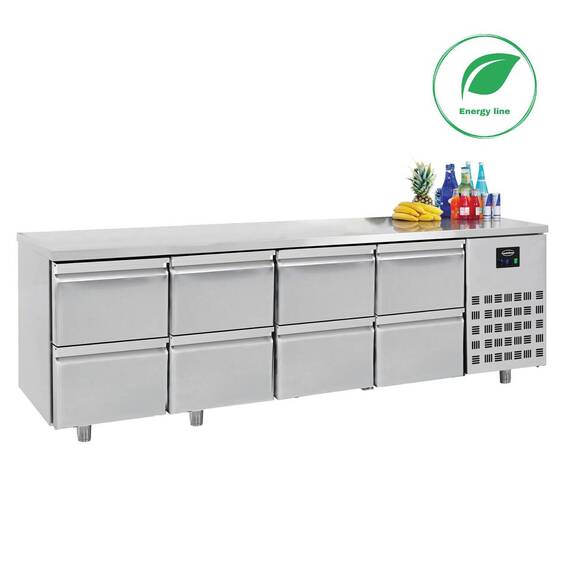 CombiSteel 700 Kühltisch 8 Schubladen
