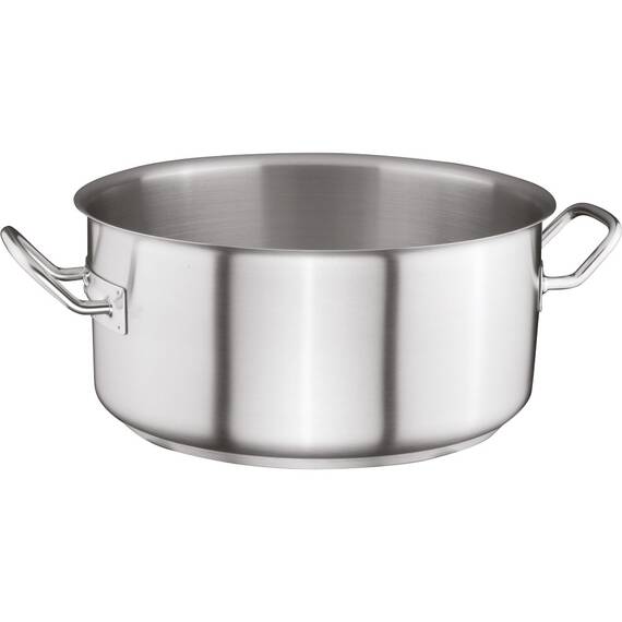 Stalgast Edelstahl Suppentopf, ohne Deckel, Serie OnSet, Ø 240 mm, Höhe 105 mm, 4,3 Liter