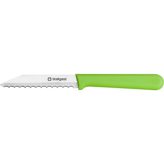 Stalgast Brötchenmesser, HACCP, Griff dunkelblau, Stahlklinge 8,5 cm