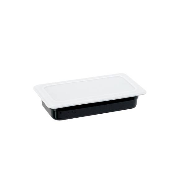Stalgast Gastronormbehälter, Serie STANDARD, Polycarbonat, schwarz, GN 1/3 (65 mm)