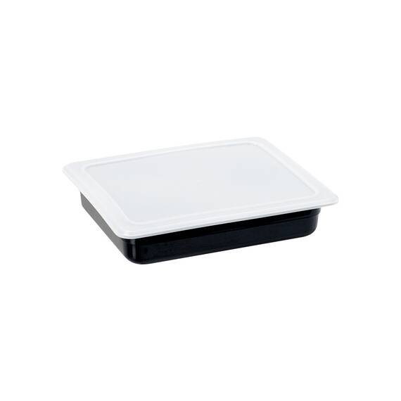 Stalgast Gastronormbehälter, Serie STANDARD, Polycarbonat, schwarz, GN 1/2 (65 mm)