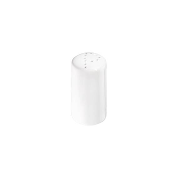 Stalgast 24 Pfefferstreuer, reinweißes Hotelporzellan, Serie Isabell, H. 8 cm