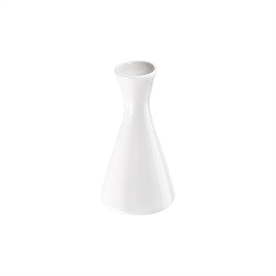 Stalgast 6 Blumenvasen, reinweißes Hotelporzellan, Serie Isabell, H. 14 cm