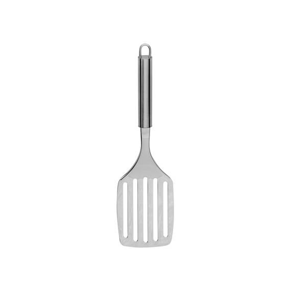 Bratenwender geschlitzt, runder Griff, Länge 32 cm
