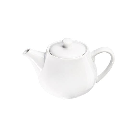 Stalgast 2 kleine Kännchen, reinweißes Hotelporzellan, Serie Isabell, 0,4 Liter