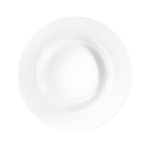 Stalgast 4 tiefe Teller, reinweißes Hotelporzellan, Serie Isabell, Ø 250 mm, 350 ml