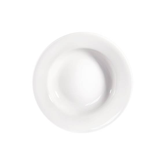 Stalgast 6 tiefe Teller, reinweißes Hotelporzellan, Serie Isabell, Ø 200 mm, 210 ml