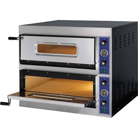 GGF Pizzaofen E-Start Line mit zwei Kammern, 8,4 kW, 900x785x750 mm (BxTxH)