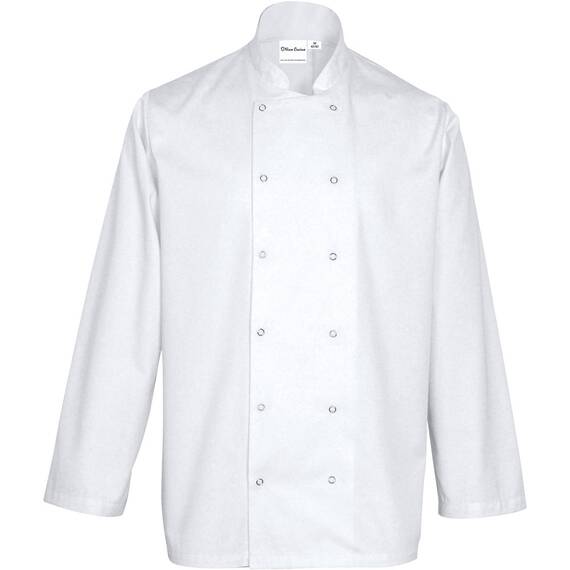 Nino Cucino Kochjacke, Modell „Chef“, Langarm, weiß, Gr. S