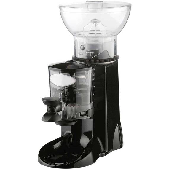 Professionelle Kaffeemühle von Cunill mit Mahlgutbehälter und manueller Steuerung