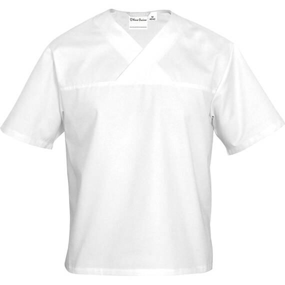 Nino Cucino Kochshirt kurzarm, weiß, GrößeXL