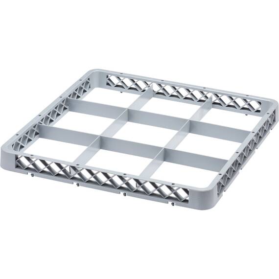 Stalgast Aufsatzrand für Spülkorb 500x500 mm, 9 Fächer