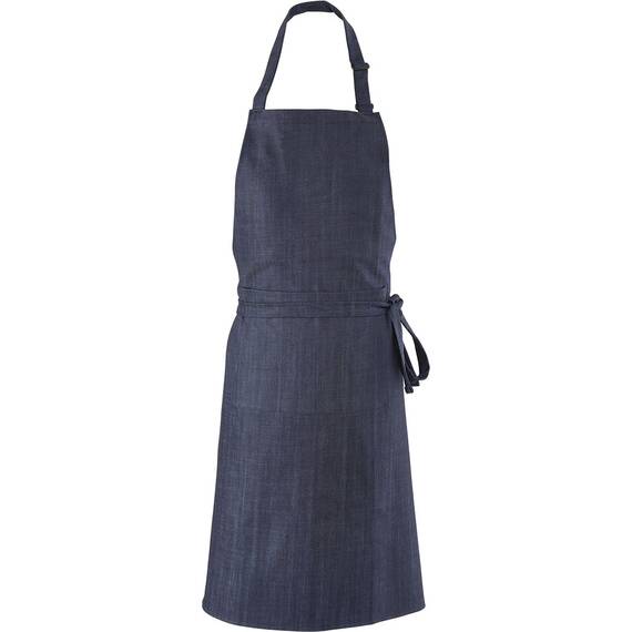 Nino Cucino Latzschürze, Mischgewebe, navy-blau, L. 92 cm