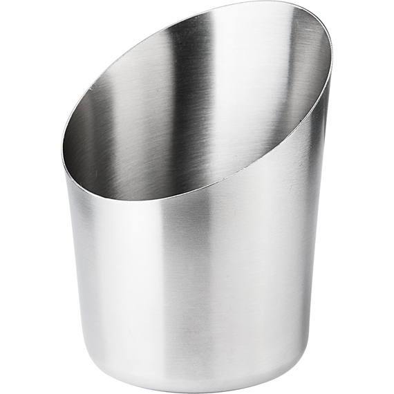 Servier-Becher Edelstahl Ø 88 mm, Höhe 110 mm, satiniert