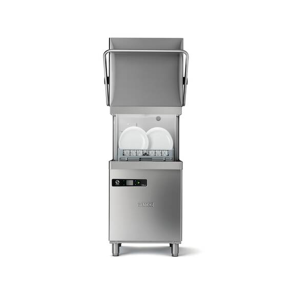 Silanos Haubenspülmaschine N1300S EVO 2 HY-NRG mit Klarspülmittel-, Reinigerdosier- und Klarspülpumpe, integrierter Wasserenthärter, 4 Spülprogramme, Selbstreinigungsfunktion
