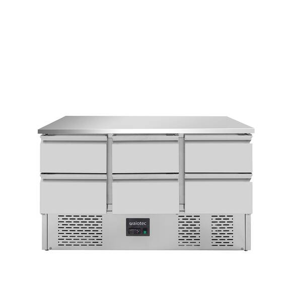 Vaiotec Easyline Kühltisch Mini 700 / 3-fach - mit 6 Schubladen