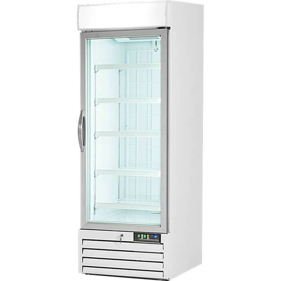 Stalgast Umluft-Display-Tiefkühlschrank GT77D mit Glastür, 420 Liter