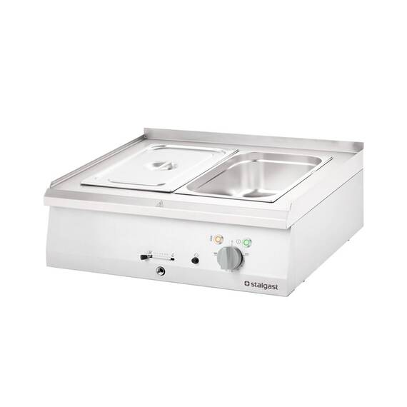 Stalgast Elektro-Bain-Marie, Tischgerät aus Edelstahl, Serie 700 ND, 800 mm