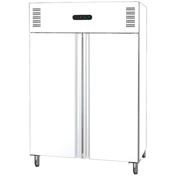 Stalgast 2-türiger, weißer Kühlschrank, 770 Liter, GN2/1
