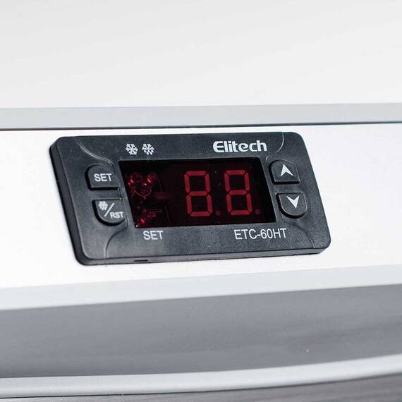 Stalgast weißer Unterbau-Lagertiefkühlschrank VT66U, 78 Liter, Bild 2