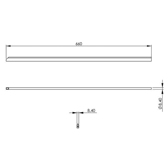 Verbindungsleiste Serie 700ND, niedrig, lang
