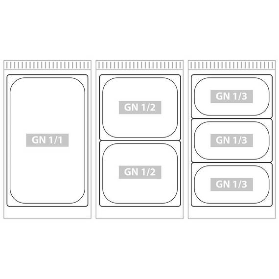 Stalgast Elektro-Bain-Marie, Tischgerät aus Edelstahl, Serie 700 ND, 800 mm, Bild 5