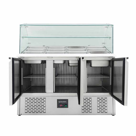 Vaiotec Easyline Saladette 700 / 3-fach mit eckigem Glasaufsatz, Bild 3