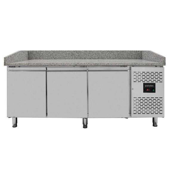 Vaiotec Easyline Pizzakühltisch 800 / 3-türig "grau"