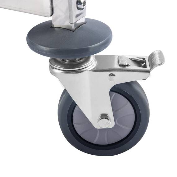 Vaiotec Easyline Servierwagen Edelstahl / 2 Böden, Bild 4