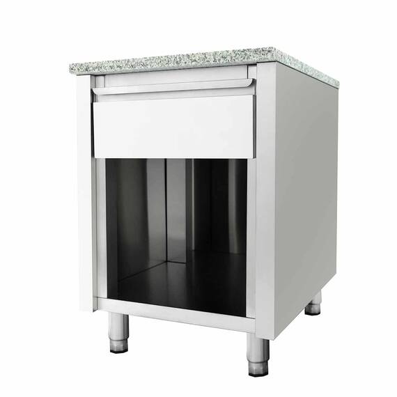 Vaiotec Easyline Kassentisch 800 mit Schublade B:600 "grau", Bild 2