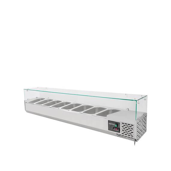 Vaiotec Easyline Kühlaufsatz 380 mit Glasabdeckung 8xGN1/3 - 1800, Bild 3