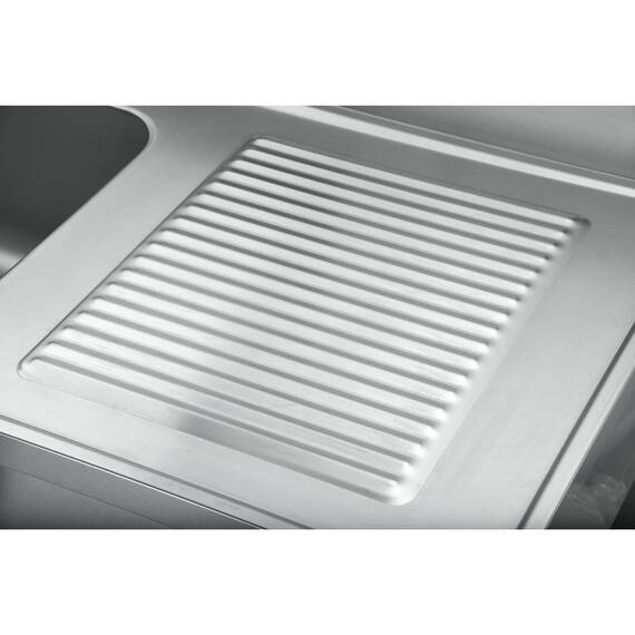 Vaiotec Easyline Spültisch 600 / 2 Becken links und Abtropffläche B:1600, Bild 2