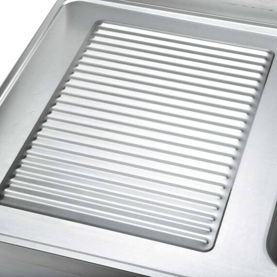 Vaiotec Easyline Spültisch 700 / 2 Becken rechts und Abtropffläche B:2000, Bild 2