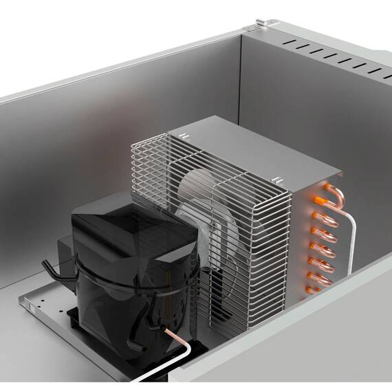 Vaiotec Topline Kühlschrank 700 / 1-türig GN 2/1 - Glas, Bild 2