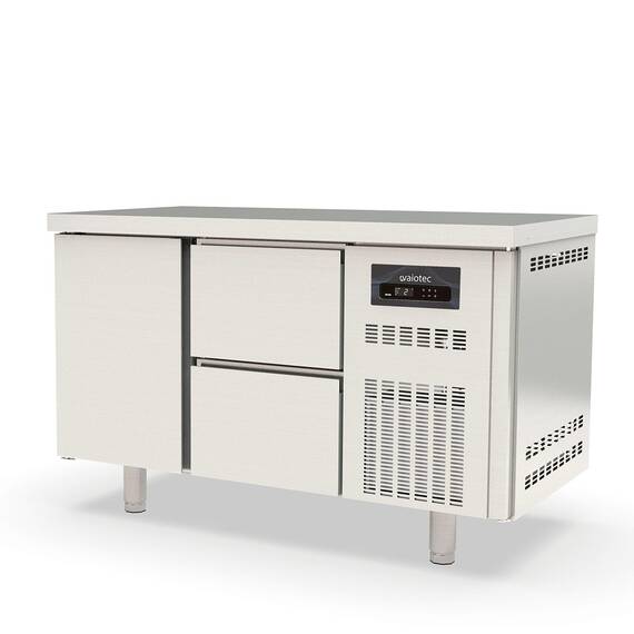 Vaiotec Topline Kühltisch 700 / 2-fach GN1/1 mit 2 Schubladen / 1 Tür