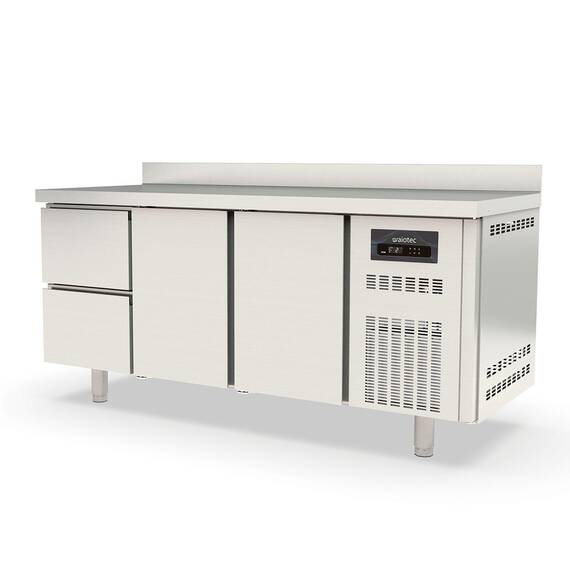 Vaiotec Topline Kühltisch 700 / 3-fach GN1/1 mit 2 Schubladen / 2 Türen & Aufkantung