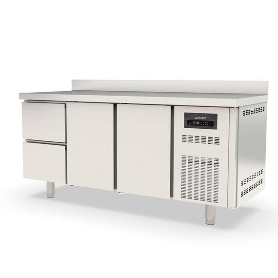 Vaiotec Topline Tiefkühltisch 700 / 3-fach GN1/1 mit 2 Schubladen / 2 Türen & Aufkantung