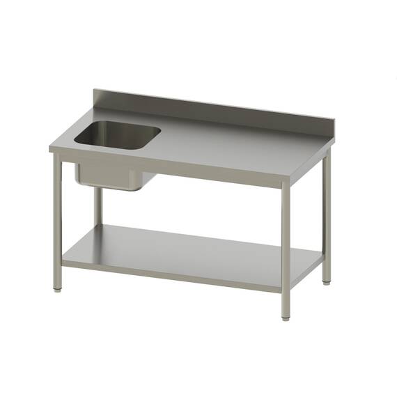 Vaiotec Topline Cheftisch 700 / Becken links mit Aufkantung B:2000