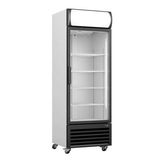 SARO Kühlschrank, Glastür + Werbetafel, GTK 370