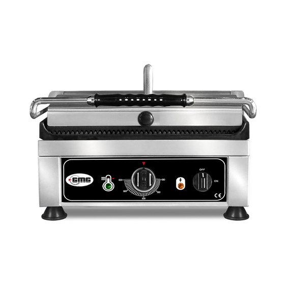 GMG Kontaktgrill KG2735G, oben gerillt, unten glatt, Grillfläche: Oben gerillt, unten glatt, Bild 2