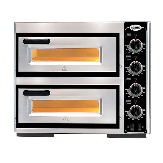 GMG Classic PF 4040M DE4 Pizzaofen 1+1x 39 cm Ø - 230 V, Ausführung: PF 4040M DE4