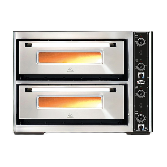 GMG Classic PF 6262 DE Pizzaofen 4+4 x 30 cm Ø, Variante: PF 6262 DE